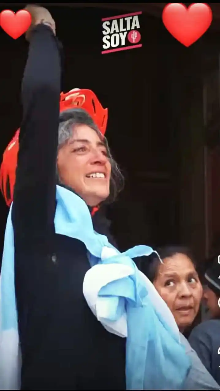 Teresita llegó a Salta