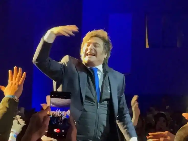 Con críticas a Kicillof y Villarruel, Milei cierra el 'Derecha Fest' prometiendo una elección histórica. Foto: Gentileza