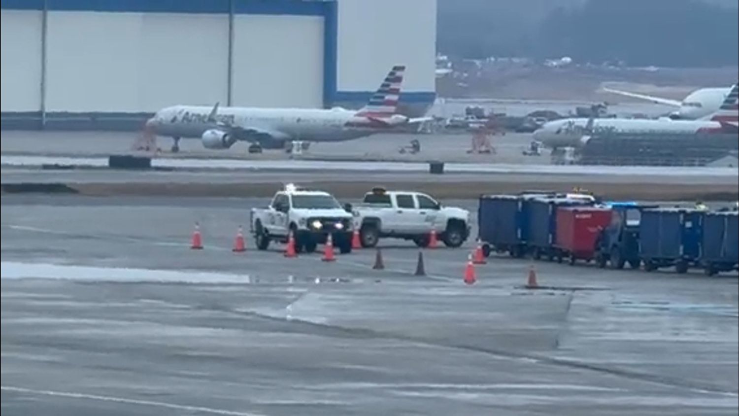 An American Airlines employee died in a ramp accident at Charlotte airport