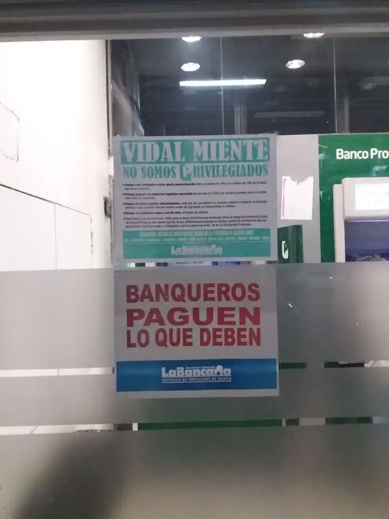 Paro de bancos: La Bancaria ratificó la medida de fuerza de este martes y miércoles