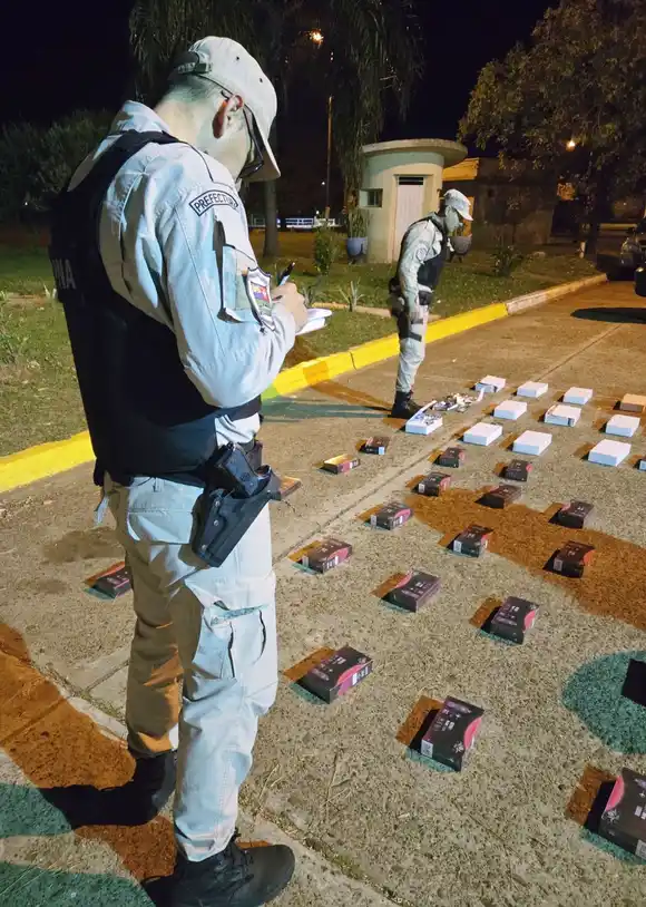 Prefectura secuestró un cargamento millonario de cigarrillos electrónicos