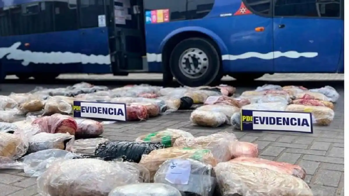 CAYERON CON LOS KILOS: atrapan a integrantes del Tren de Aragua con alijo de drogas en Chile