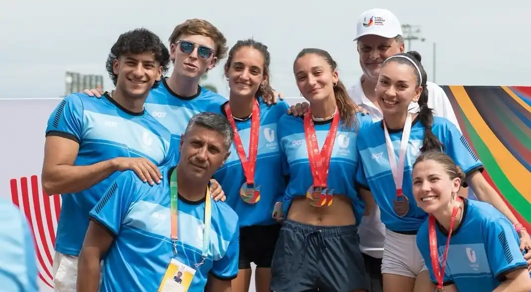 Equipo de atletismo argentino. Con Tomás Benítez y Verina Vezzi en la nómina