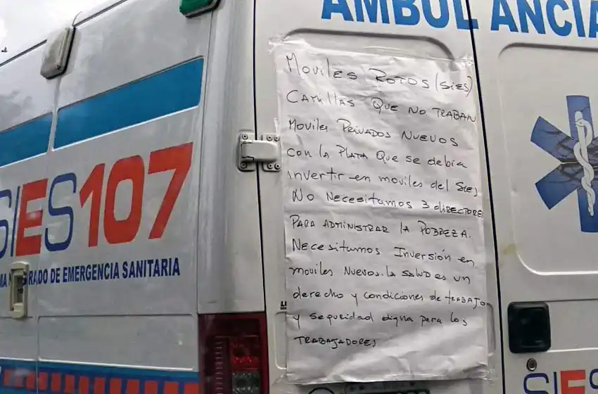 Trabajadores del Sies denuncian calamitoso estado de las ambulancias: «En dos meses no vamos a tener más móviles sanos»