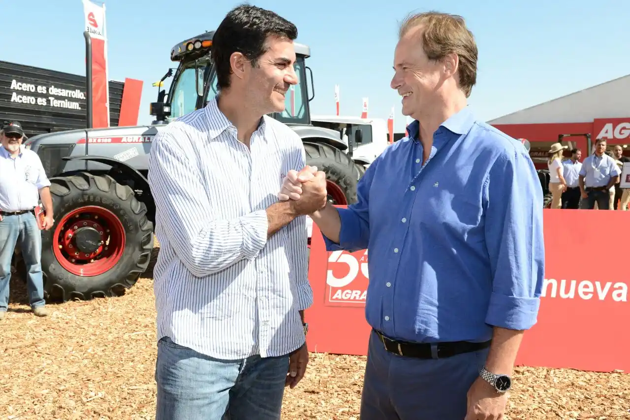 Juan Manuel Urtubey y Gustavo Bordet estuvieron en Expoagro