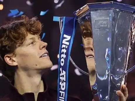 Jannik Sinner, el campeón del ATP Finals en Turín.Foto: ATP