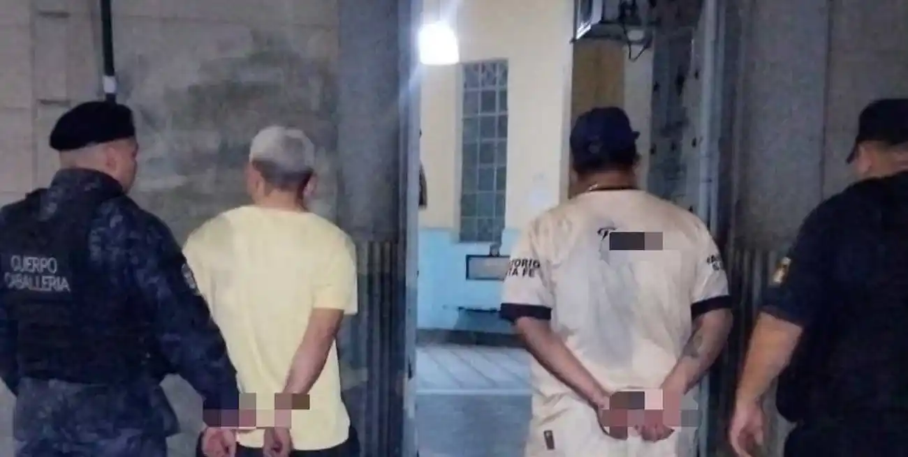 Los involucrados fueron llevados a la comisaría.