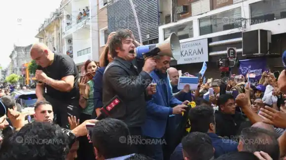 Milei en campaña: Este sábado visitó Santiago del Estero