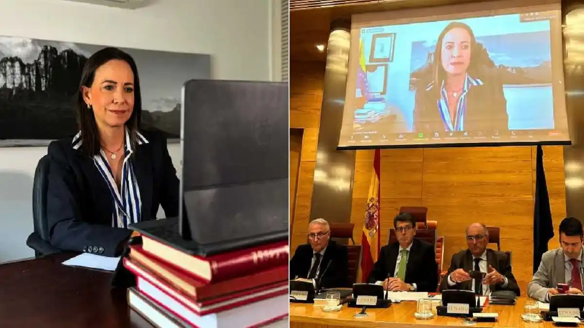 «HEMOS APRENDIDO DE LOS ERRORES»: María Corina ante el Senado español