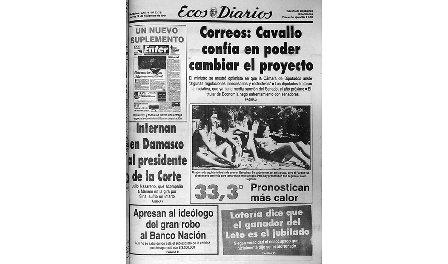 Jueves 24 de noviembre de 1994