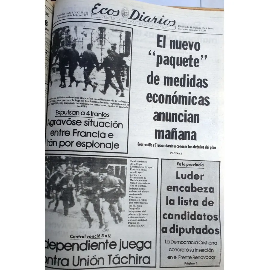 Domingo 19 de Julio de 1987