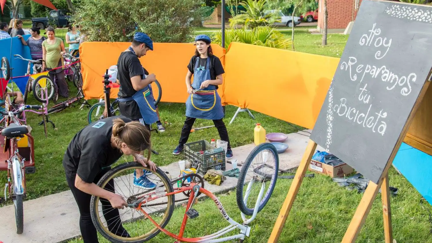 La orden de la bicicleta llega a Santa Rosa de Calchines