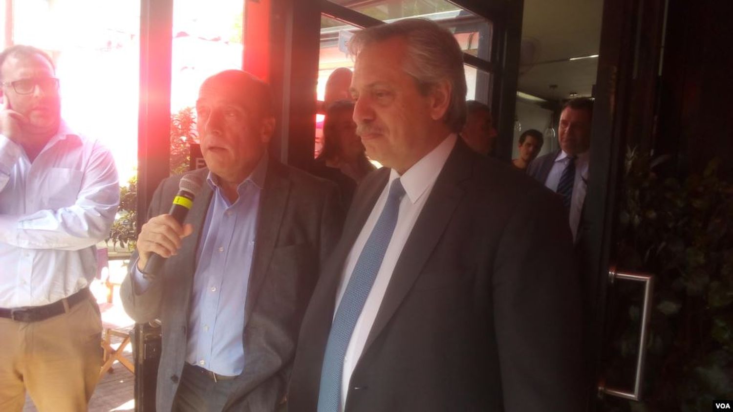 Fernández visitó Uruguay