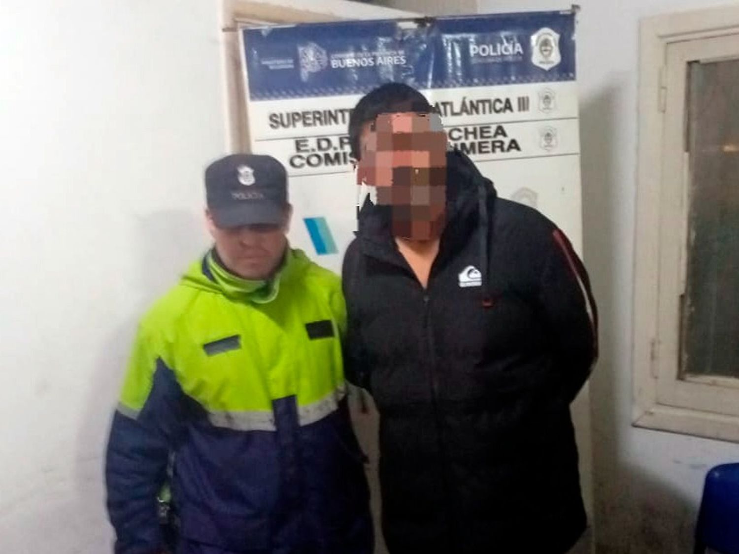 Alojado. En la Seccional Primera de Policía, permanece el acusado