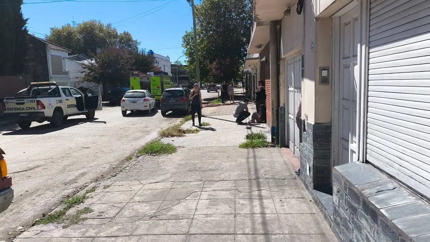 Incendio en calle 56