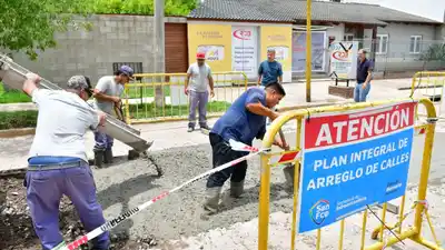 San Francisco continúa con las obras de bacheo para mejorar la circulación urbana