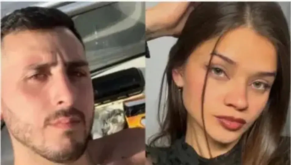 Matías Álvarez Guarda (izquierda) y su pareja, Victoria Cantero (derecha).