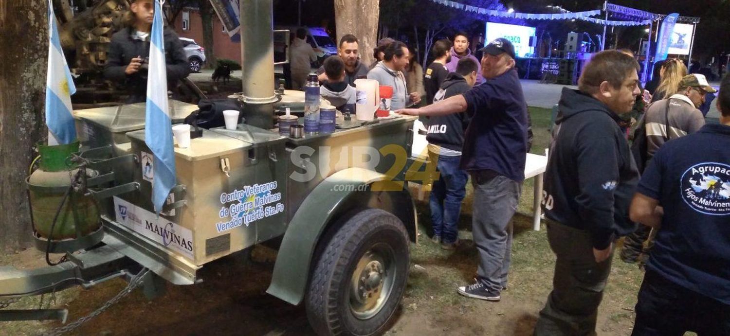 Venado Tuerto acompañó a sus Veteranos de Guerra en la tradicional vigilia