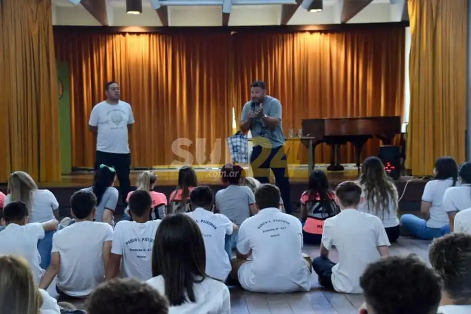 Adicciones: Sebastián Mascherano brindó una charla en Melincué