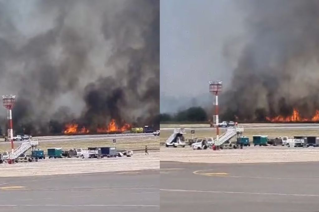 Hay seis dotaciones de bomberos trabajando en el lugar.