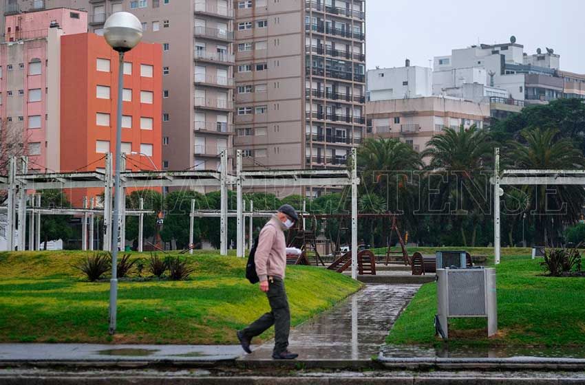Alerta amarillo por lluvias y fuertes vientos en Mar del Plata
