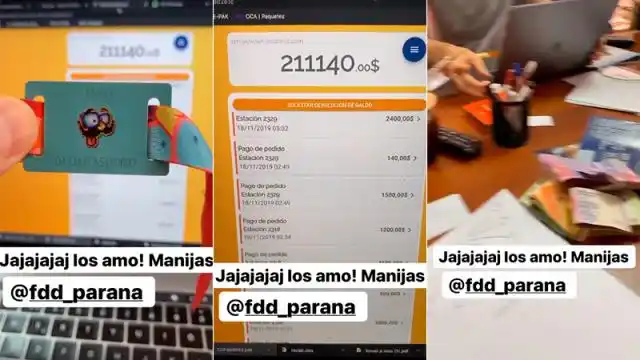 Por error le acreditaron $250.000 en la pulsera de la FDD y los devolverá