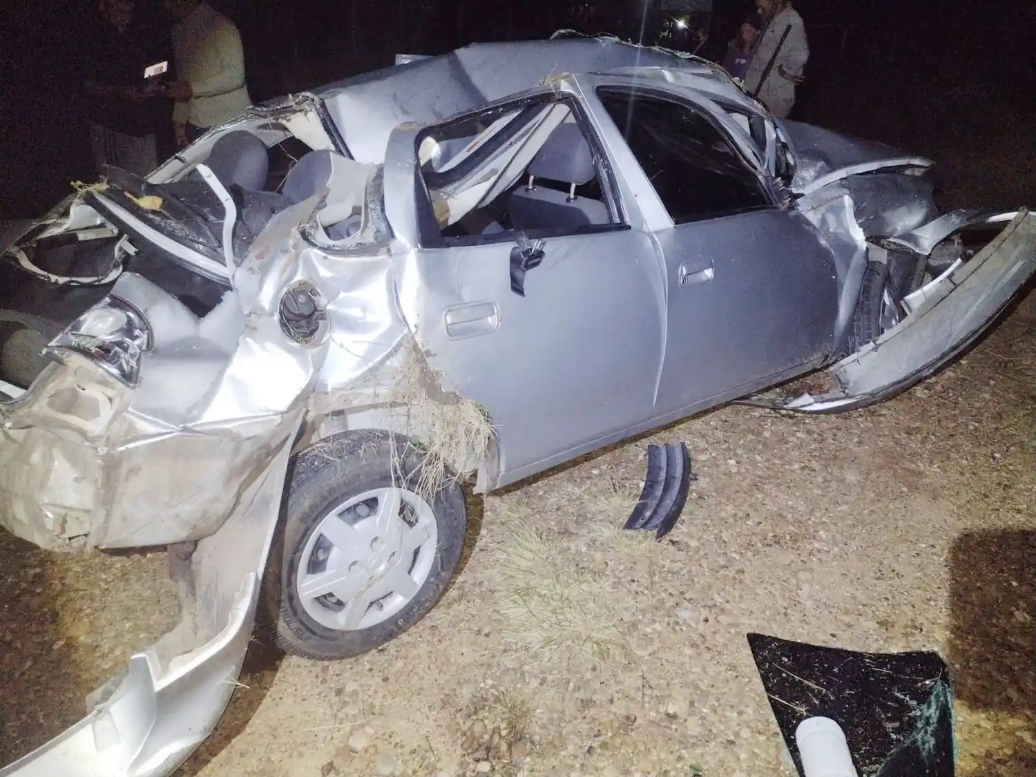 Despiste en la Autovía Artigas: un conductor fue hospitalizado