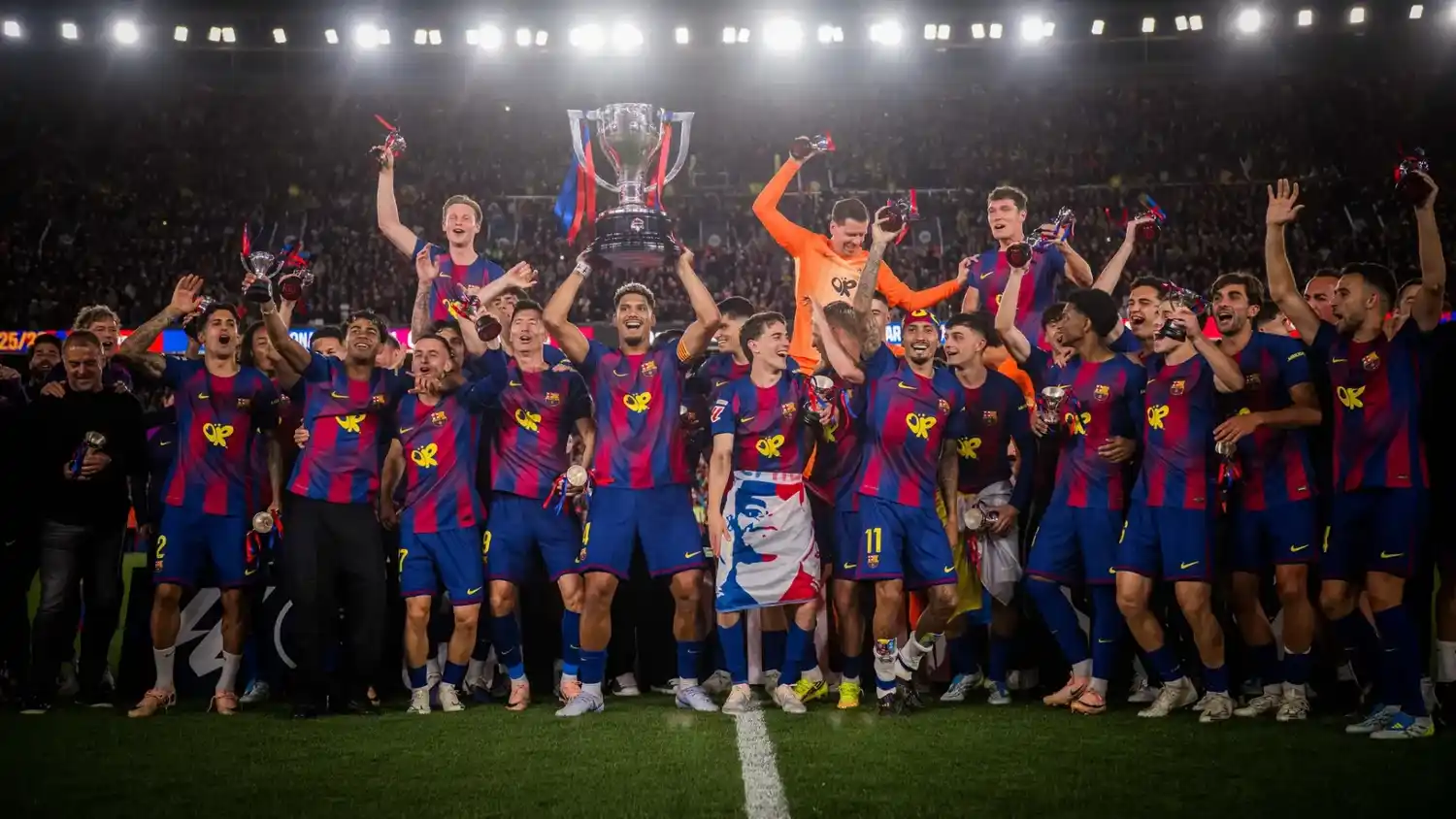 Barcelona disfruta un festejo especial.