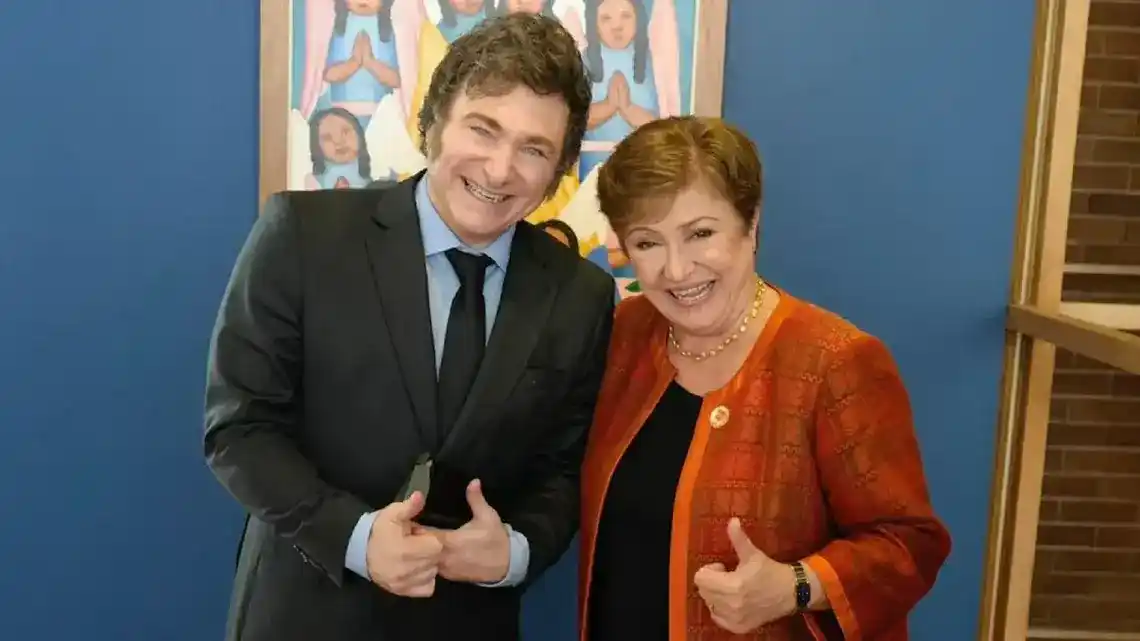 "Estamos dispuestos a apoyar a la Argentina y a su pueblo en la construcción de estos logros", aseguró la economista.