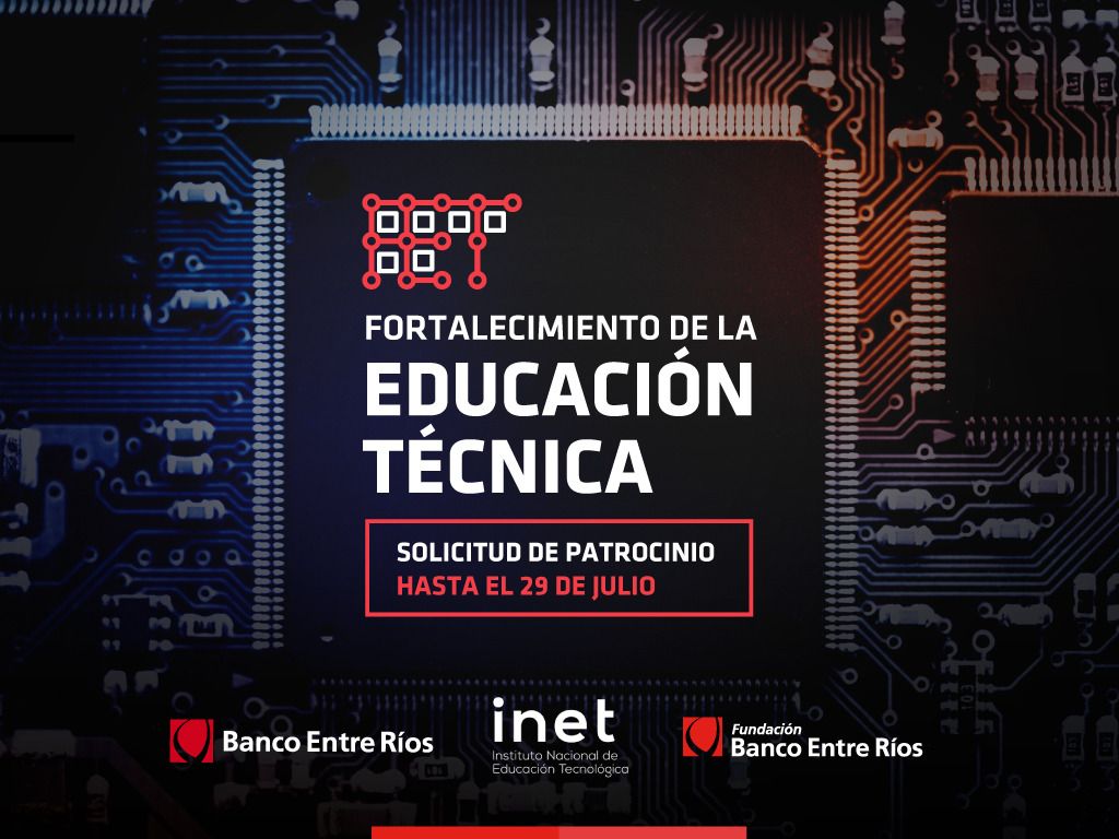 Banco Entre Ríos patrocinará proyectos vinculados a educación técnica, empleo y desarrollo tecnológico