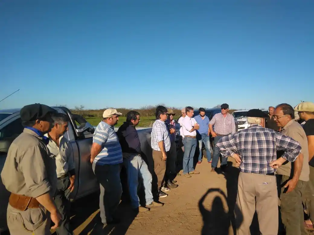 Se definió la traza y la altura de un camino que se cortaba en la zona del Ñancay