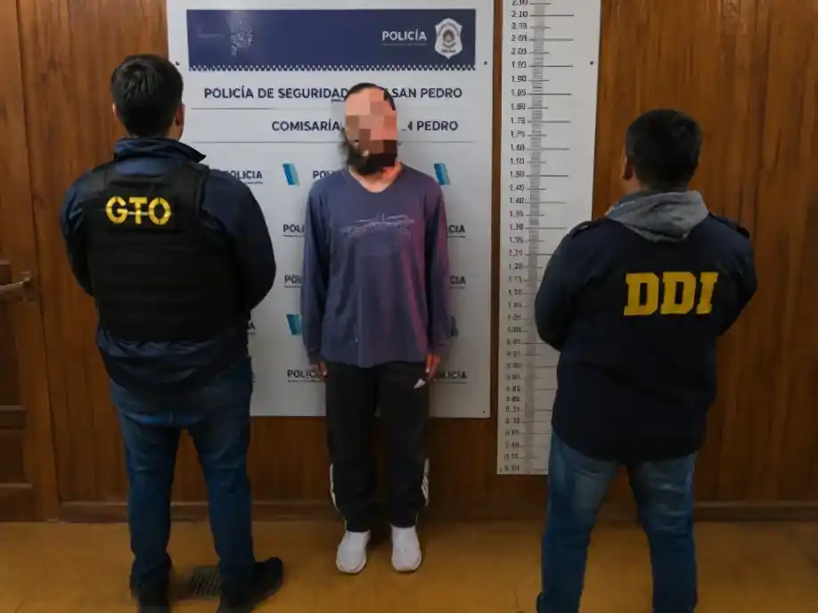 El sujeto fue interceptado y trasladado a la Comisaría.