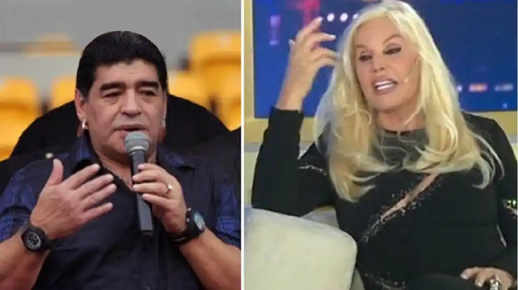Susana imputada por un escándalo con Maradona