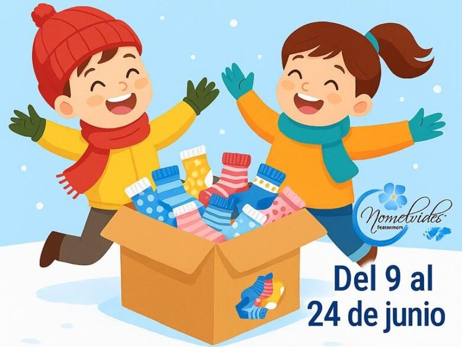"Abriguemos la memoria", la Fundación No Me Olvides junta medias para jardines de Mar del Plata