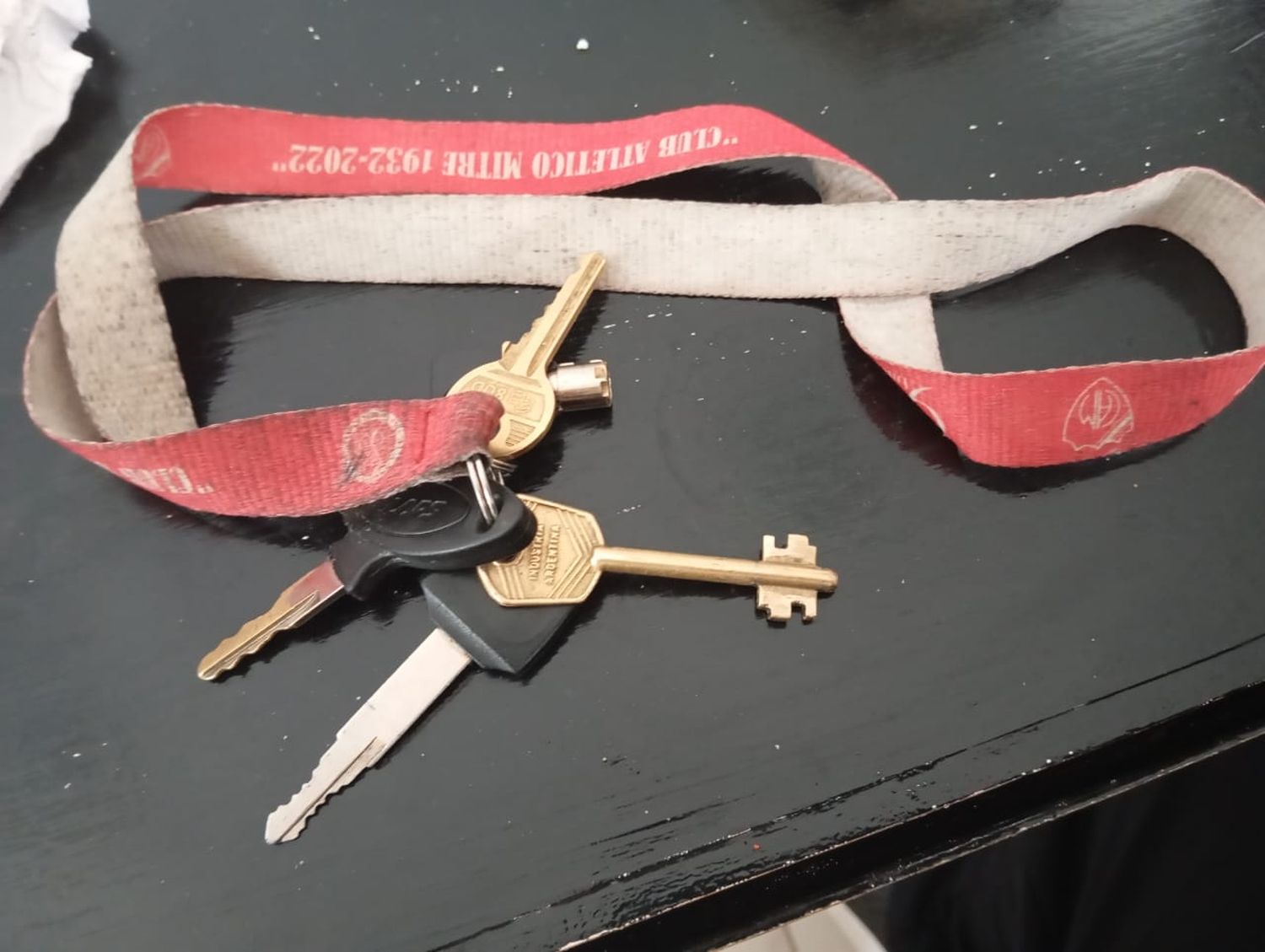 Llaves encontradas en calle San Martín