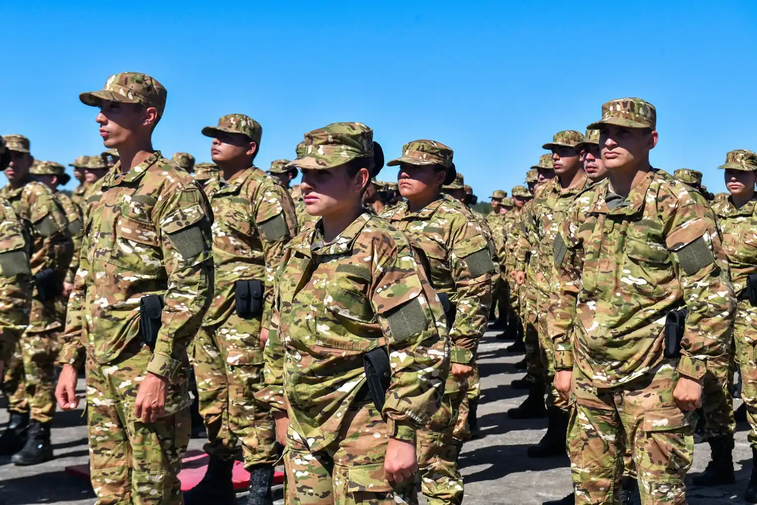 Los efectivos realizaron su práctica profesional en el Operativo de Sol a Sol.