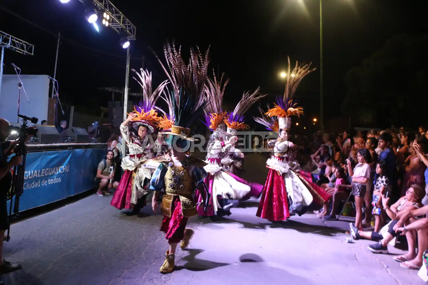 Con una fiesta popular quedó inaugurado el nuevo paseo de la Avenida Parque