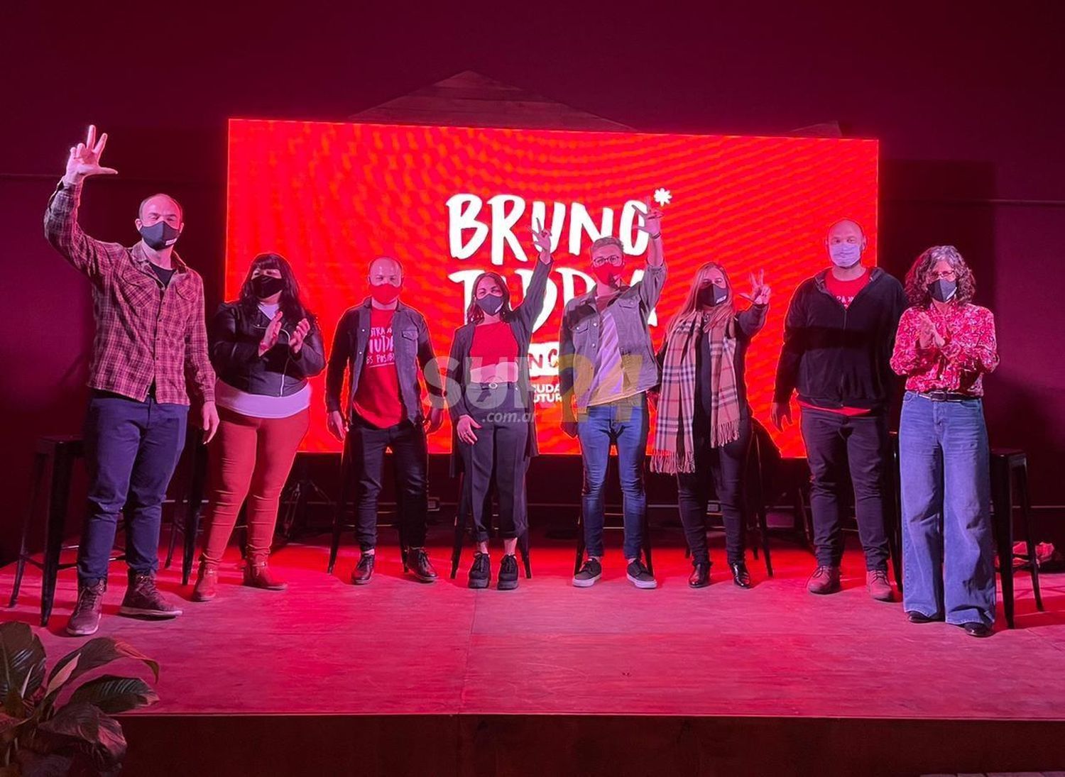 Bruno Taddia llamó “a hacer historia” en la presentación de la lista de Ciudad Futura