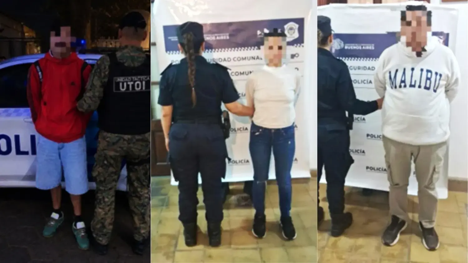 Tres fueron los individuos detenidos por contar con pedido de paradero activo.