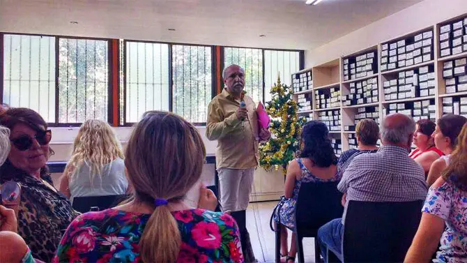 MAR DEL PLATA: Taller para ciegos