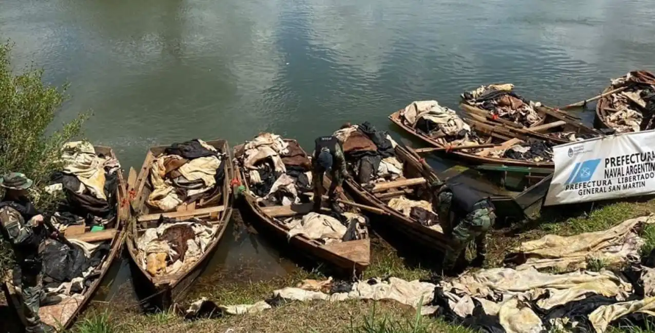 Misiones: secuestraron más de ocho toneladas de cuero vacuno por contrabando