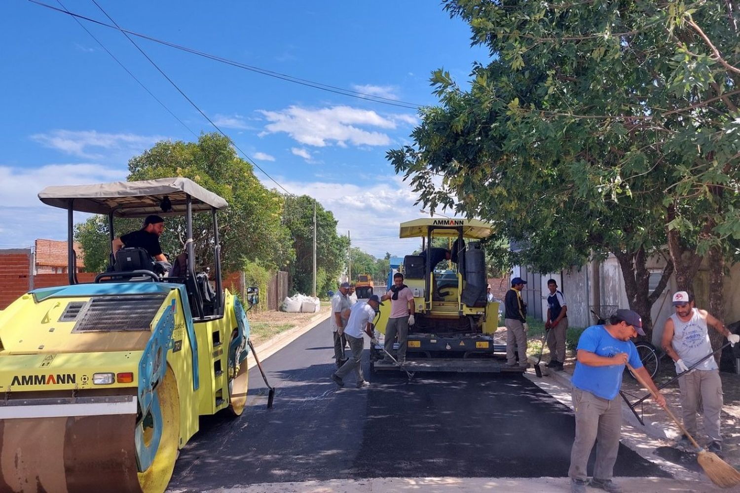 Cuáles son las calles que se pavimentan esta semana en la ciudad