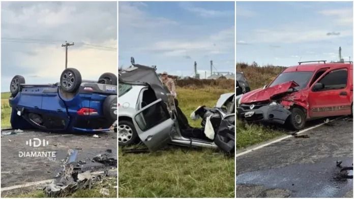 Tragedia vial en la Ruta 11: quién iba en cada uno de los autos involucrados