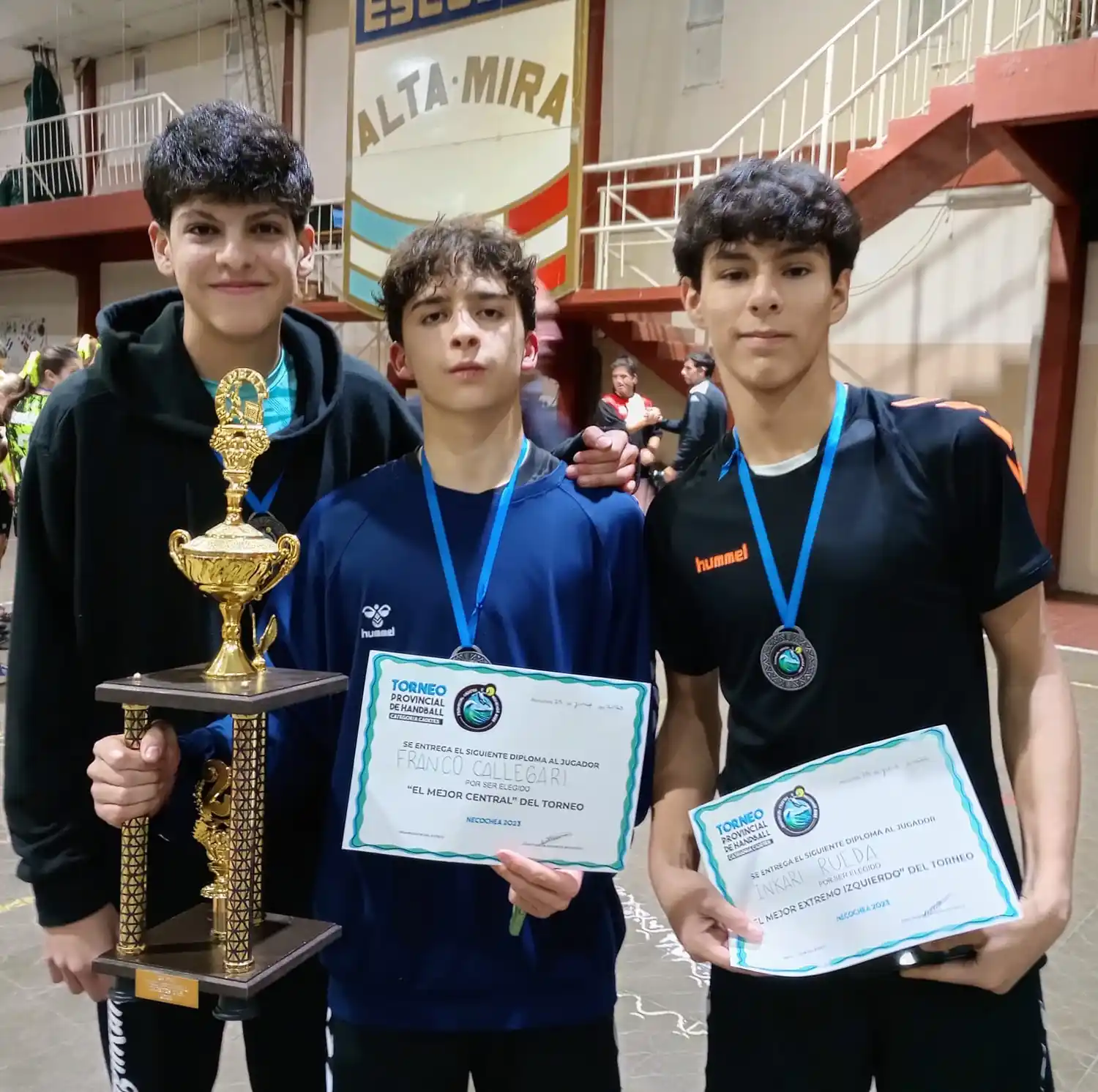 Ferreyra, Callegari y Rueda son subcampeones provinciales.