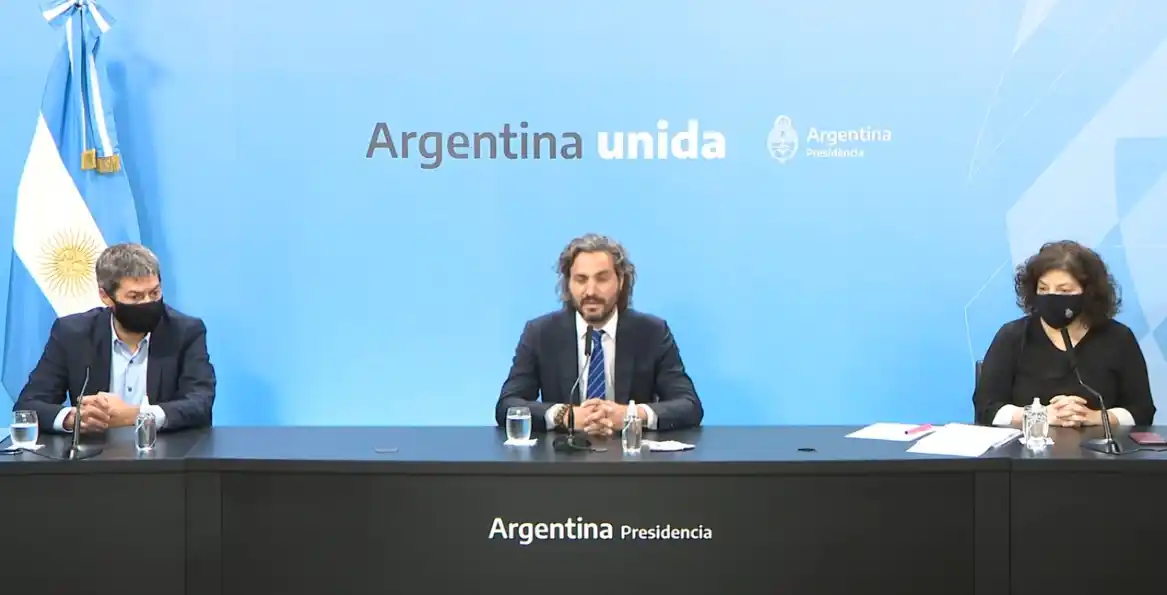 Se viene el toque de queda: "Para que las clases empiecen en marzo tenemos que extremar los cuidados ahora", afirmó Cafiero