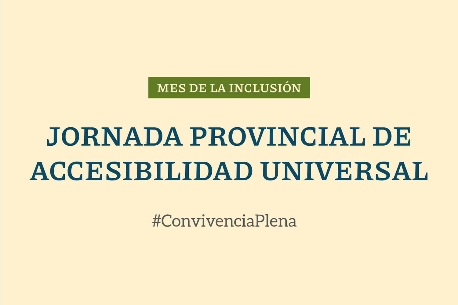 El Iprodi realizará la jornada provincial de la accesibilidad universal