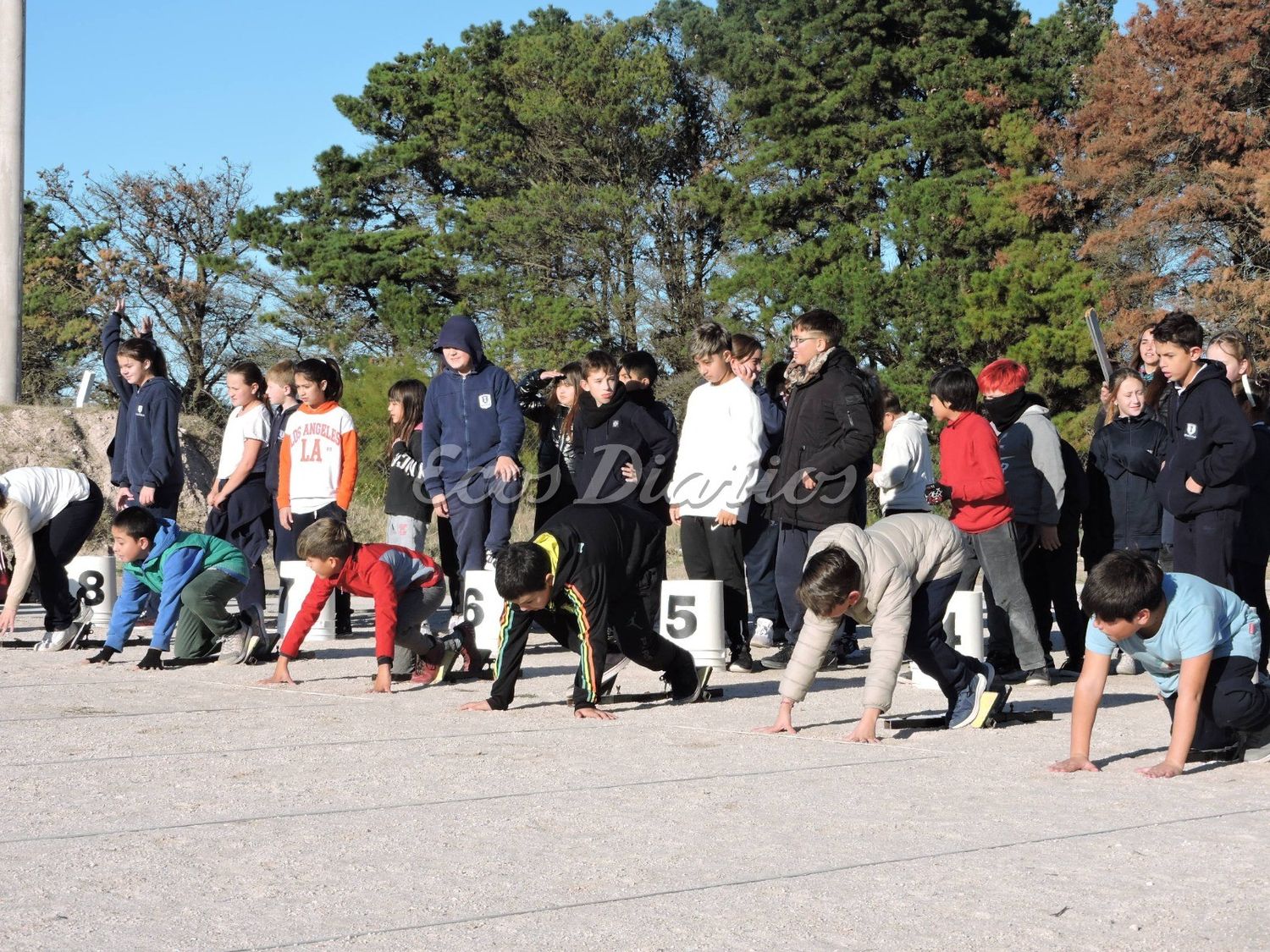 Más de 700 alumnos de primaria en la Pista de Atletismo