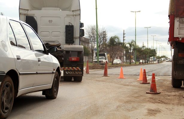 Por reasfaltado, está parcialmente cotado el boulevard Pedro Jurado 