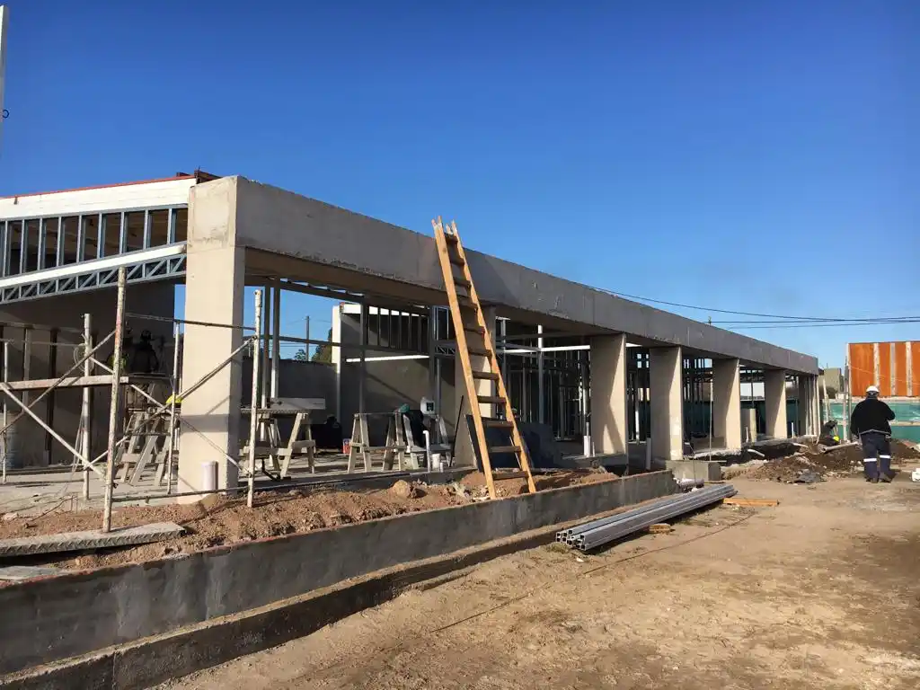 El Municipio avanza con las obras de construcción del Centro de Desarrollo Infantil en el barrio Palermo