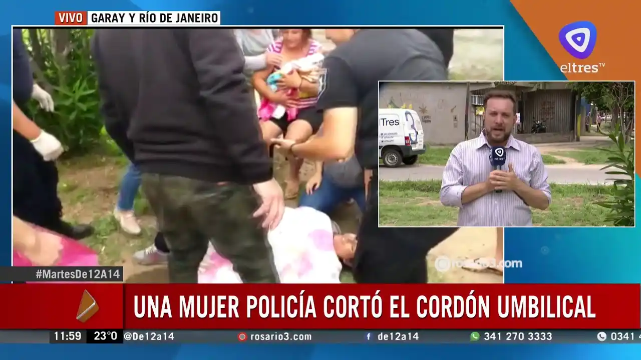 En Rosario, vecinas ayudaron a mujer a dar a luz en plena calle